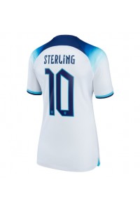 England Raheem Sterling #10 Fotballdrakt Hjemme Klær Dame VM 2022 Korte ermer